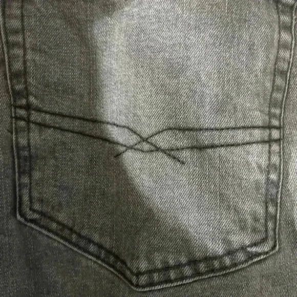 Levi’s Signature Black Label 38x30 Slim Straight Leg Gray Jeans - Picture 5 of 10